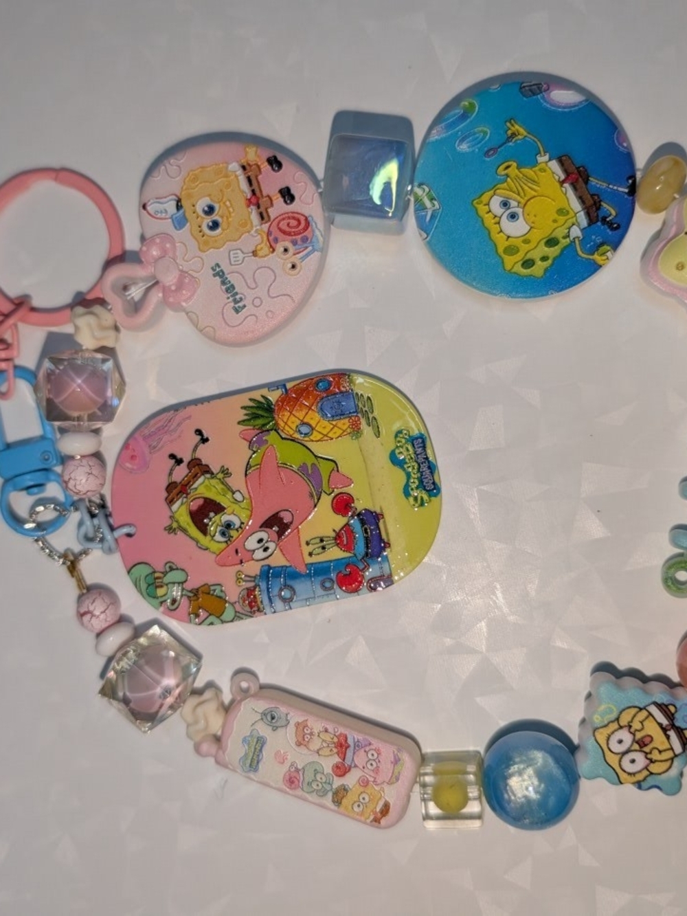 SpongeBob Kids Keychain - Multicolor Cute Characters